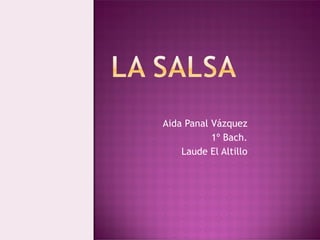 Aida Panal Vázquez 1º Bach. Laude El Altillo 