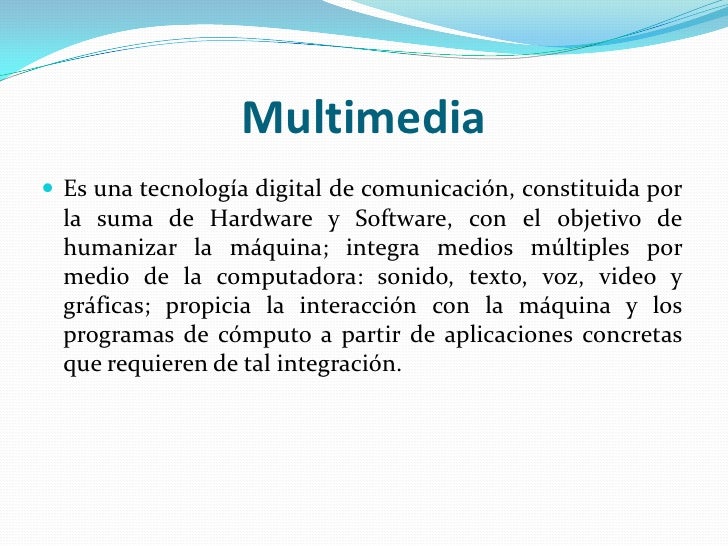 Hipermedia, Hipertexto Y Multimedia