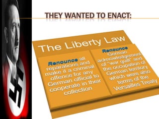 They wanted to enact: