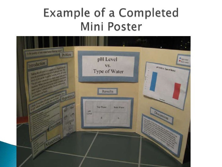 how to make a science poster