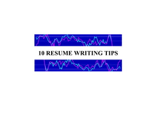 1. Limit your resume to one page. Not everything
   you have done needs to be stated here however
   everything needs to b...