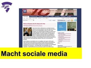 Macht sociale media 