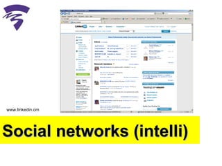 Social networks (intelli) www.linkedin.om 