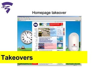 Homepage takeover Takeovers   