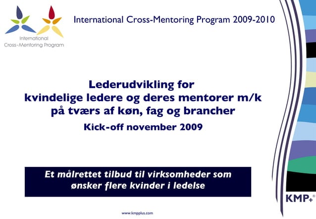 Blind gateway pisk International Cross-Mentoring Program Danmark