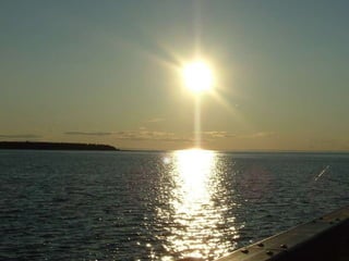 Coucher de soleil à Rimouski 