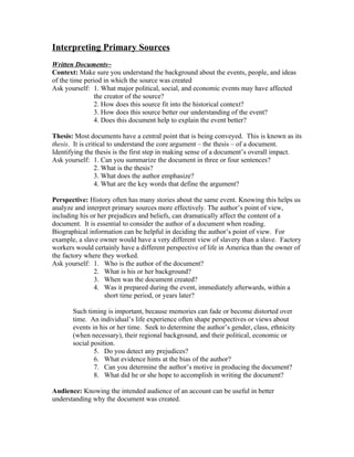 Interpreting Primary Sources Pdf Interpreting Primary Sources Pdf
