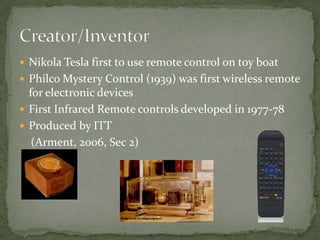 IR Remote Control | PPT