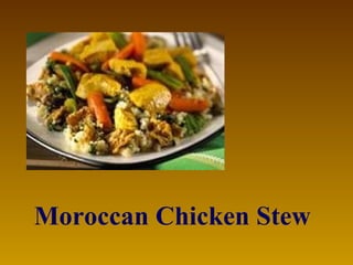 Moroccan Chicken Stew   