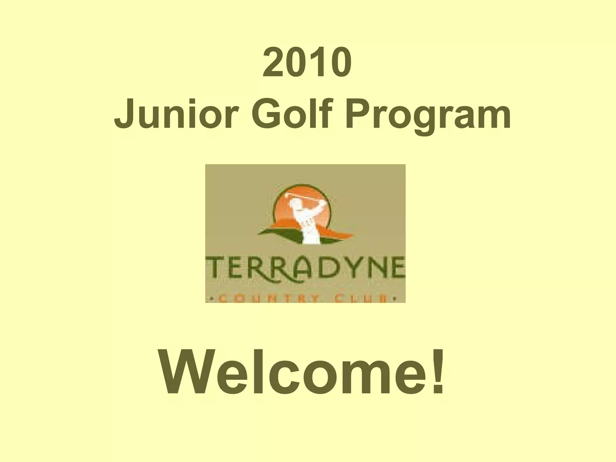 Junior Golf at Terradyne PPT