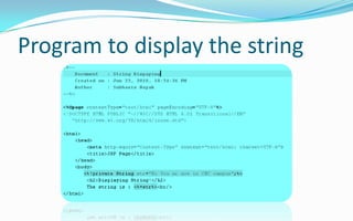 Program for math calculationDeclarative tagExpression tag
