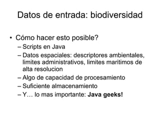 Julian R - Conservacion de la biodiversidad bajo condiciones de cambio climatico