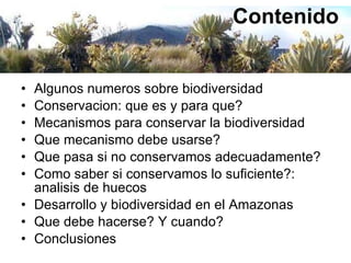 Julian R - Diversidad tropical, conservacion y desarrollo