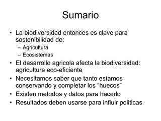 Julian R - Diversidad tropical, conservacion y desarrollo