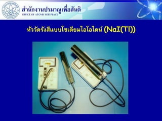 หัววัดรังสีแบบโซเดียมไอโอไดน์ (NaI(Tl))
 