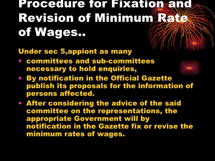 minimum wages act 1948