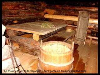 Le choux est le roi des légumes, il sera gardé en saumure une fois rapé 