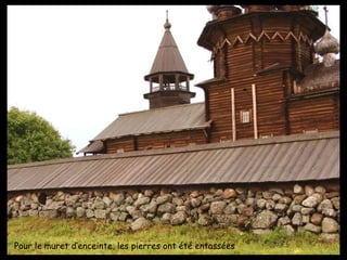 Pour le muret d’enceinte, les pierres ont été entassées  