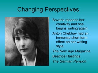 Her first story was published when she was nine years old. Her Childhood