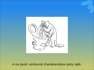 A na závěr výmluvná charakteristika cesty zpět.   