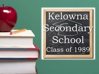 Kelowna Secondary SchoolClass of 1989 