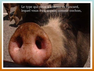 Le type qui vous a obtenu ce rancard,  lequel vous êtes copain comme cochon,  