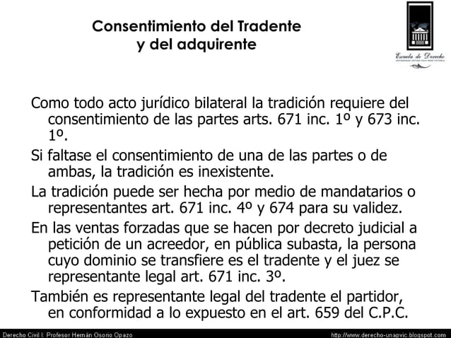 La Tradicion 05 - Derecho Civil I
