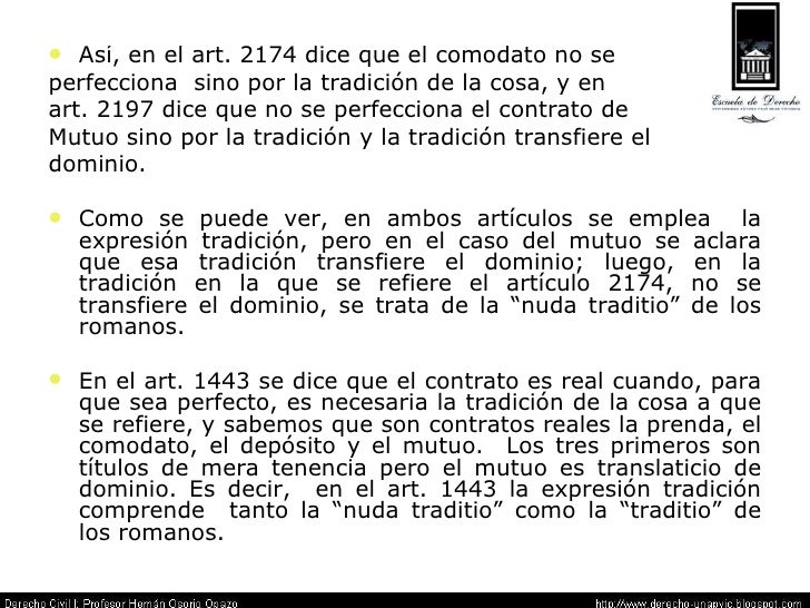 La Tradicion 05 - Derecho Civil I