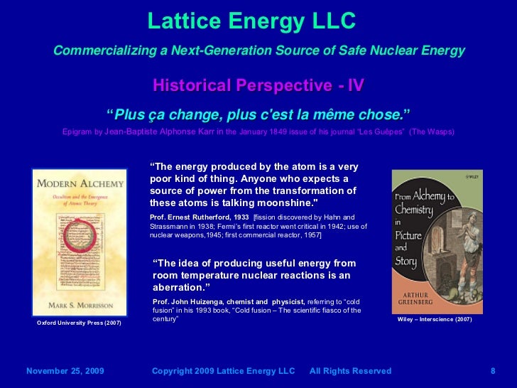 Lattice Energy LLC-Technical Overview-PAHs and LENRs-Nov 