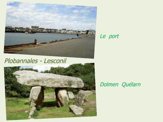 Le  port  Dolmen  Quélarn Plobannales - Lesconil 