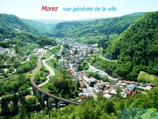 Morez vue générale de la ville
 