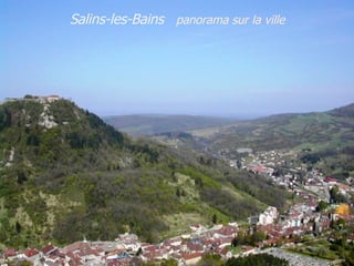 Salins-les-Bains panorama sur la ville
 