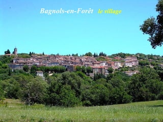 Bagnols-en-Forêt le village
 