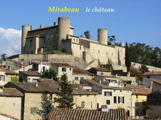 Mirabeau  le château 
