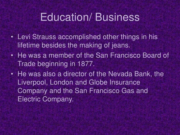 levi strauss education