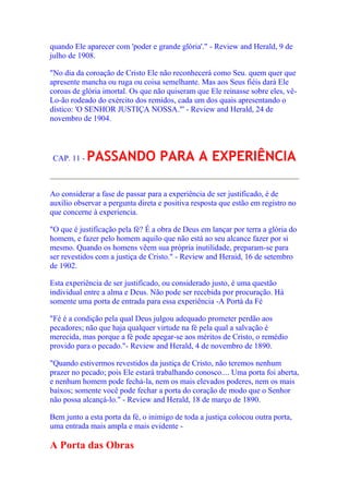 Livro "Cristo Nossa Justiça"