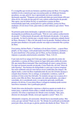 Livro "Cristo Nossa Justiça"