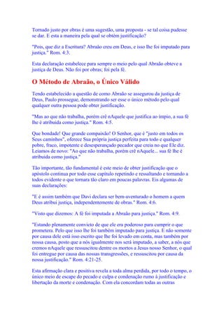 Livro "Cristo Nossa Justiça"