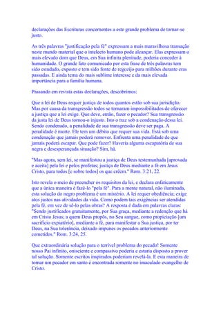 Livro "Cristo Nossa Justiça"