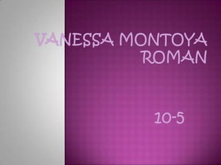 Vanessa Montoya roman 10-5 