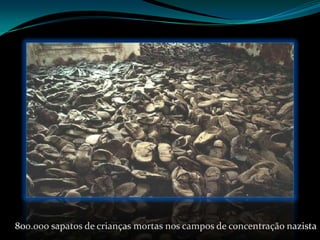 800.000 sapatos de crianças mortas nos campos de concentração nazista