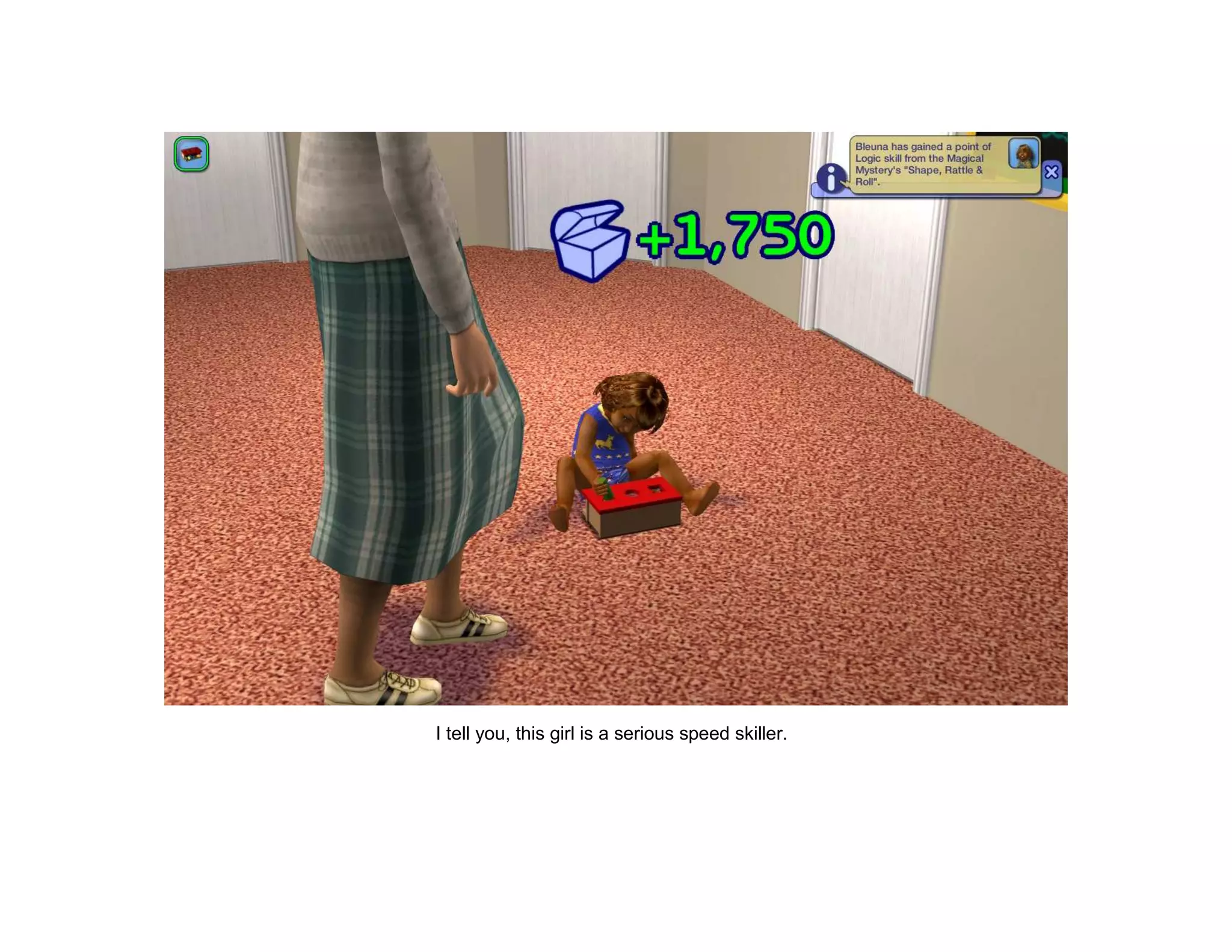 I tell you, this girl is a serious speed skiller.
 