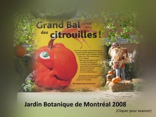 Jardin Botanique de Montréal 2008  (Cliquer pour avancer) 