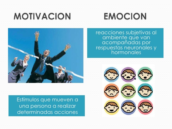Motivacion y emocion