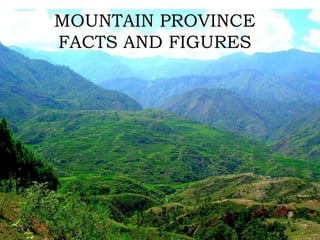 MOUNTAIN PROVINCE
FACTS AND FIGURES
 