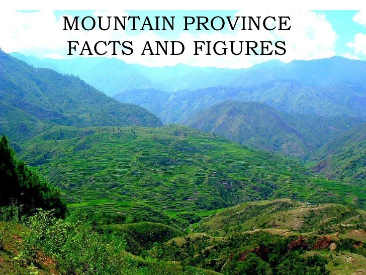 Mountain Province Facts and Figures