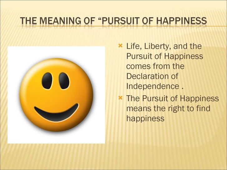 My Pursuit Of Happiness