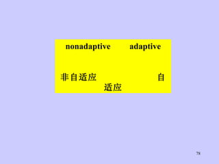 nonadaptive  adaptive 非自适应  自适应 