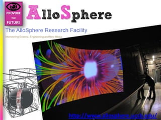 AlloSphere




    http://www.allosphere.ucsb.edu/
 