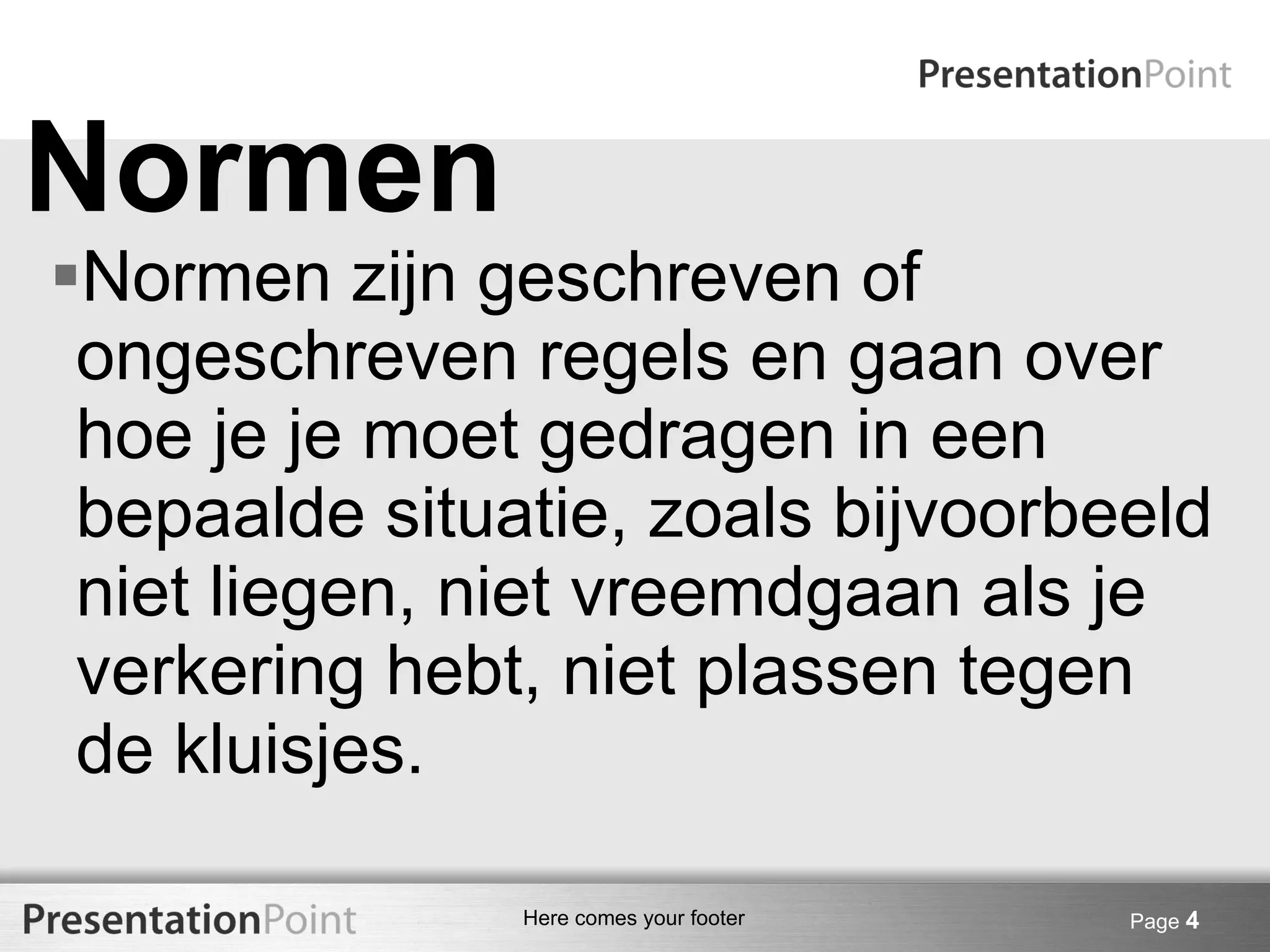1 normen en waarden | PPT